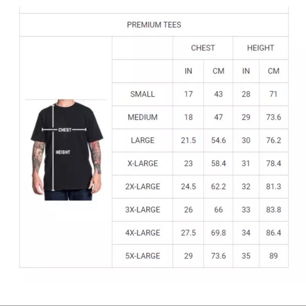 Sullen Men's T-shirt CHEEZY-E Tattoos Urban Skull Premium Quality White - Picture 5 of 5